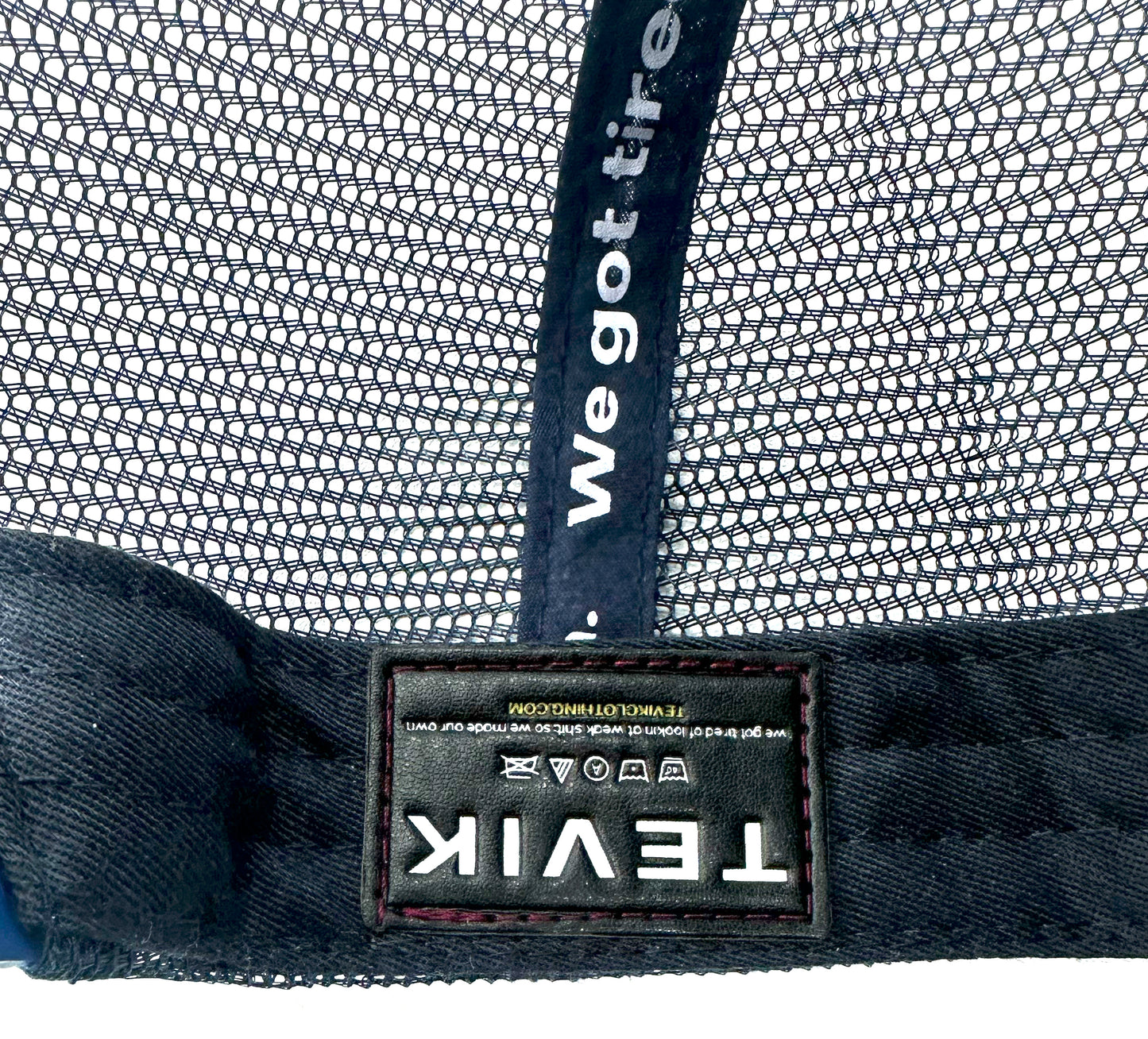 NAVY TRUCKER HAT