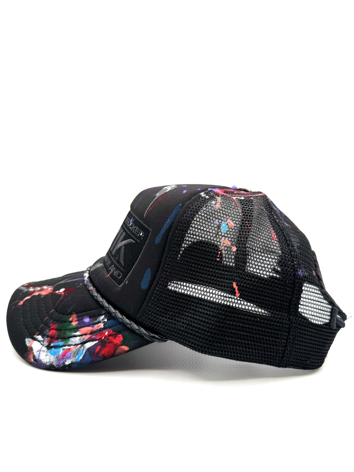 ALL BLACK FAMILY AND FRIENDS PAINTED TRUCKER HAT