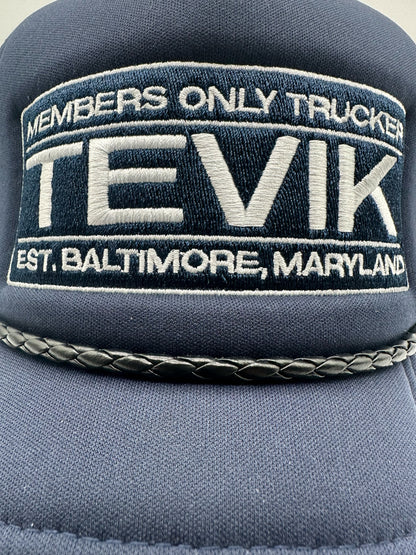 NAVY TRUCKER HAT